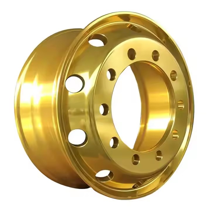 22.5 Truck Rims Steel Dump 10 Holes 6 Holes Classic Cheap Steel Wheel Chrome Pick Up European Heavy Trucks Wheel Rim 22.5x9