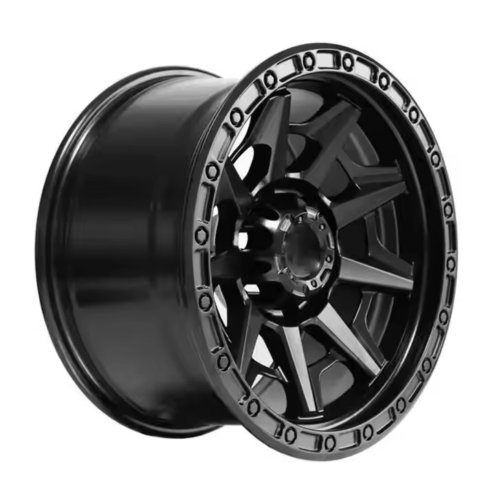 Off-road 4x4 Car Rims 16 17 18 Inch Offset 0 6x139.7 6 Holes Matte Black Bronze Red Cast Wheels For Passenger Car