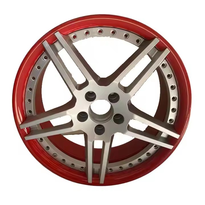 Forgiato Wheels Alloy Sport Rims Custom Wholesale 15 16 17 18 19 20 21 22 23 24 25 26 Inch Racing Luxury Red Rim 2 Piece Wheel