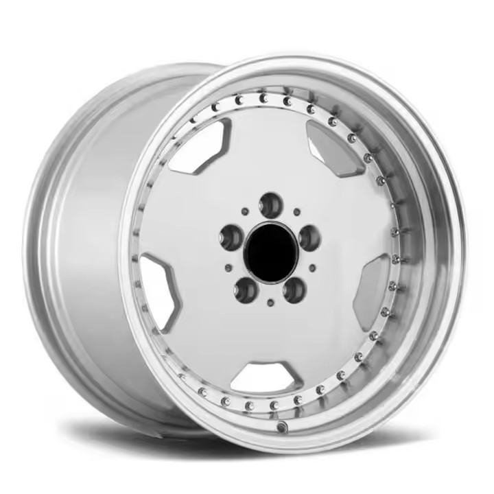 Passenger Car Wheels 17 18 Inch 5x112 5x120 5 Holes Silver ML Chrome Cast Wheels For Mercedes-Benz 2023