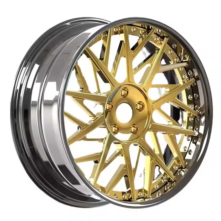 Colorful Gloss Wheels Rims Fit For Racing Car Yellow Chrome Plated Car Rims For Acura Tlx Bmw Mini Bmw 2 997 Gt2 Gt3 Rs Gts 720s