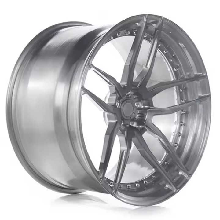 Grey Multi Spoke Aluminum Alloy Wheel Rims 18 19 20 21 22 23 24 Inch 5x112 Forged Wheels 2 Piece For Mercedes Benz E Class