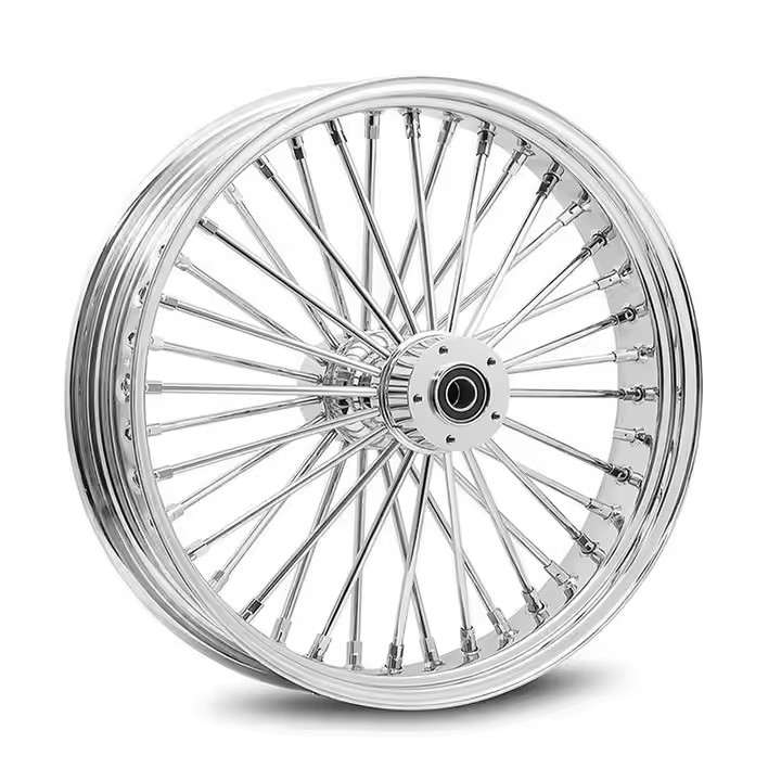 Old Steel 21 Inch Motorcycle Rims Chrome Spokes 21x2.15 21x3 21x3.5 48 Spokes Motorcycle Wheels For Harley
