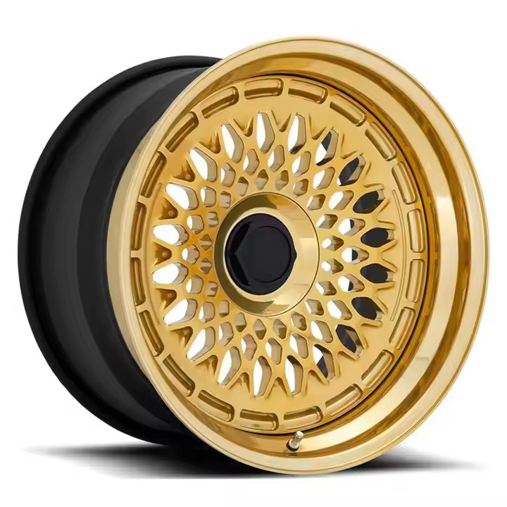 Alloy Wheels 18 19 20 21 22 24 26 Inch 5x112 5x120 3 Piece Gold Red Deep Dish Forged Wheels For BMW 6 Series X3 X5 M3 M4 Audi A3